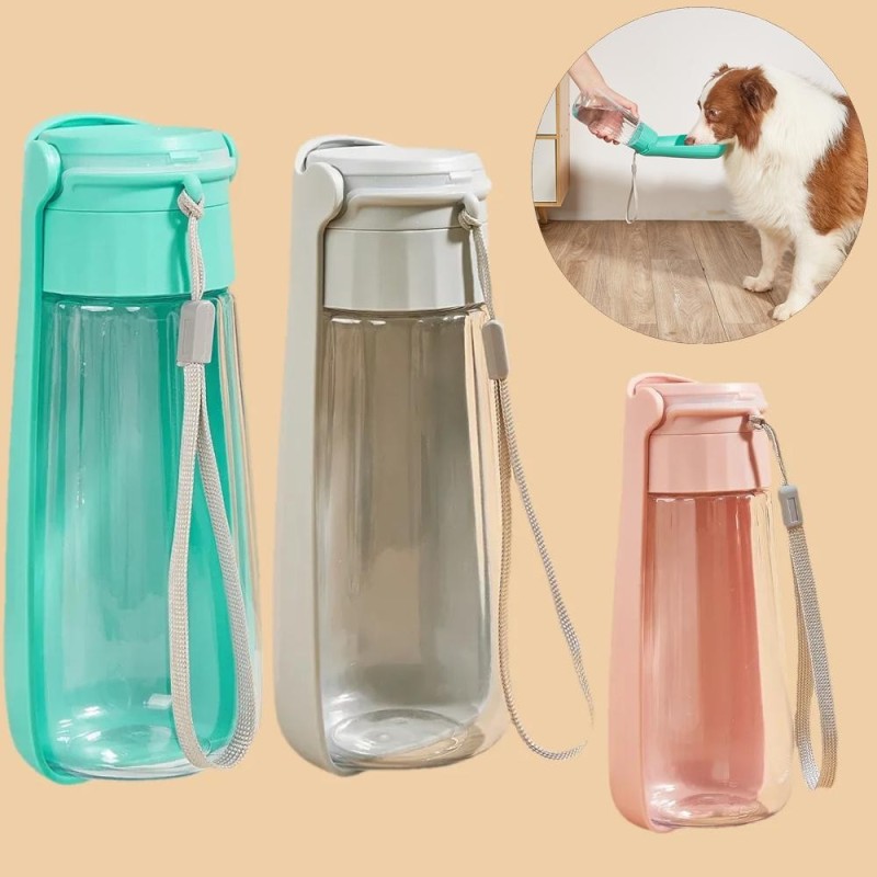 Hundewasserflasche für kleine, mittelgroße und große Hunde, Katzen, tragbarer, auslaufsicherer Trinknapf für Welpen, Labrador