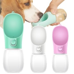 Tragbare Hund Wasser Flasche Für Kleine Große Hunde Schüssel Outdoor Walking Welpen Haustier Reise Wasser Flasche Katze Trink