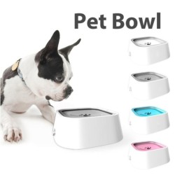 Schwimmender Wassernapf für Hunde, der den Mund nicht benetzt, Napf für Katzen und Hunde, ohne zu verschütten, Trinkwasserspe