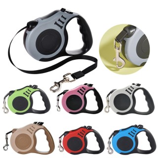 Haustier 3m 5m einziehbare Hundeleine für kleine mittelgroße große Hunde Katzen Spaziergänge im Freien Wandern Nylon langlebi