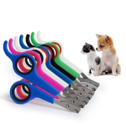 Mehrfarbiger Haustier-Hundekatzen-Nagelknipser, professioneller Schneider, Edelstahl-Pflegeknipser, Schere für Welpen, Hunde,