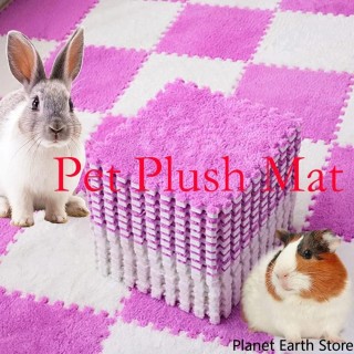 4/10 Stück Kaninchen-/Meerschweinchenkäfig-Einlage, kleine Haustierartikel, wasserdichte, rutschfeste Einstreumatte, weiche,