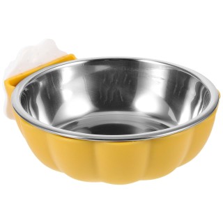 Hängender Futternapf für Haustiere, Katzenfutter, Welpenfutter, Hundekiste, rostfreie Näpfe, Geschirr, große Hunde, Kunststof