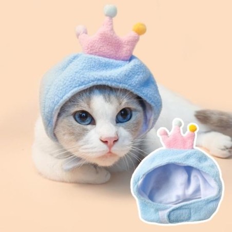 Haustiermütze, kleiner Pinguin-Design, Verschlussbandbefestigung, angenehm zu tragen, warme, gemütliche Winter-Kopfbedeckung