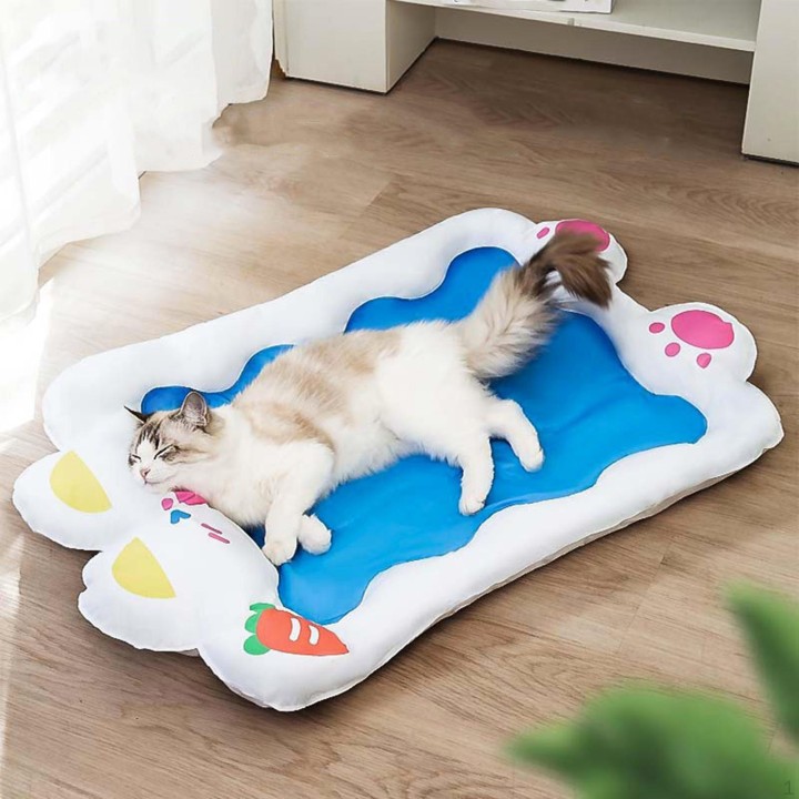 Hundekühlmatte, Decke, Sommer, umgeben vom Hals, schützt das leicht waschbare Kissen, kühles Haustier-Pad S