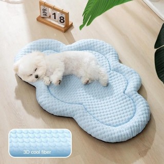 Süße Wolken 3D Cool Feeling Kissen Weiches Kühlkissen Hundematte Teddy Kleine Hunde Sommer Atmungsaktive Zwinger Haustierbett