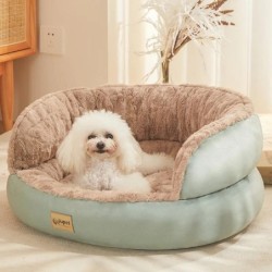Haustierbett Vier Jahreszeiten Universal-Hundesofabett Herbst und Winter Verdickter Plus Samt Warme Katzennestmatte Haustierb