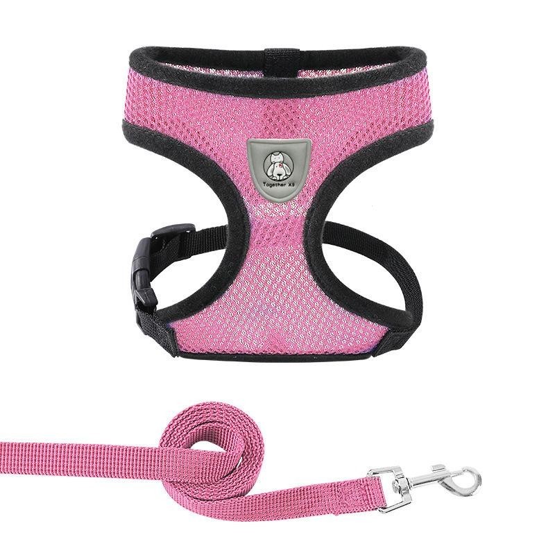 Verstellbares Hundegeschirr aus Nylon, reflektierend, weich, atmungsaktiv, spannungsfreies Hundegeschirr, Weste, Haustiergesc