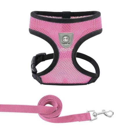 Verstellbares Hundegeschirr aus Nylon, reflektierend, weich, atmungsaktiv, spannungsfreies Hundegeschirr, Weste, Haustiergesc