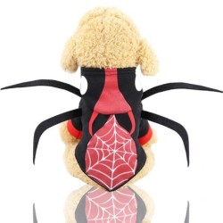 Haustierkleidung für kleine mittelgroße Hunde, Halloween-Kostüm für Hunde und Katzen, süße Spinne, Verkleidung, Halloween-Kos