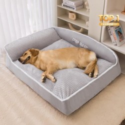 Großes Hundesofa, dickes Plüsch-Hundehaus, warme Winterschlafmatte, großer Hund, Golden Retriever, Satsuma, Haustier-Hundebet