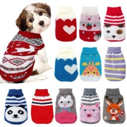Warme Hundekleidung für kleine Hundemäntel, Jacke, Winterkleidung für Hunde, Katzen, Kleidung, Chihuahua, Cartoon-Haustierpul