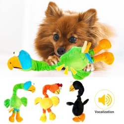 Haustiere Hundespielzeug, schreiendes Huhn, Geräuschspielzeug, bissfester Welpe, Kauspielzeug, interaktives, quietschendes Hu