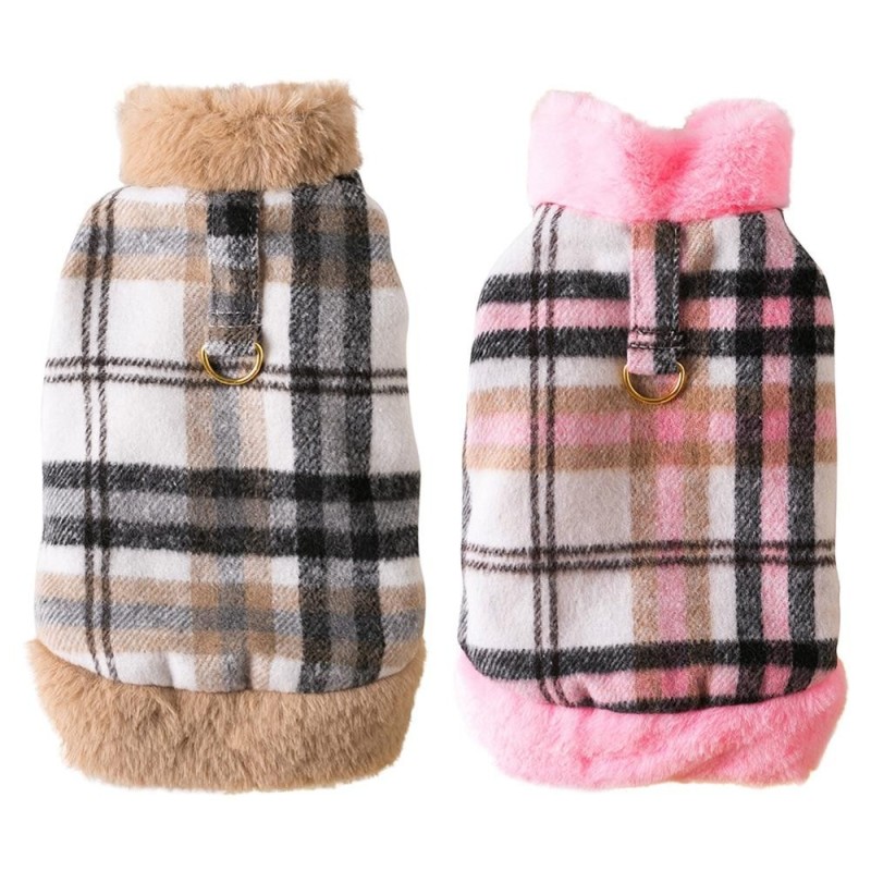 Wintermantel für Hunde, winddicht, Fleece, Haustierkleidung, warme, dicke Hundejacke für Schnee, regnerisches kaltes Wetter,