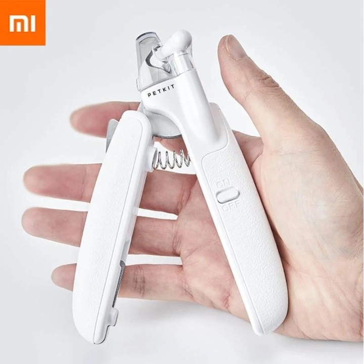 Xiaomi PETKIT Haustier Hund Katze Nagelknipser Schere Haustier Nagel Zehen Krallenknipser Schere mit LED-Licht Nageltrimmer S