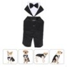 Hundeanzug und Bandana-Set, Halloween, Geburtstag, Cosplay-Accessoire, elegant, leicht Size XXL