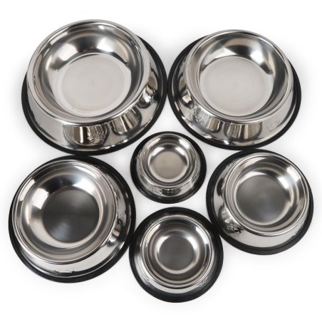 Hochwertiger Hundenapf aus Edelstahl mit Pfotendesign, rutschfest, Anti-Ameisen-Form, Futternäpfe für Katzen und Hunde, Futte