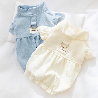 Sommer Haustier Prinzessin Hundekleidung Neue Luxus Hundekleid Niedlicher Fester Welpenrock Weiches Katzenhochzeitskleid Haus