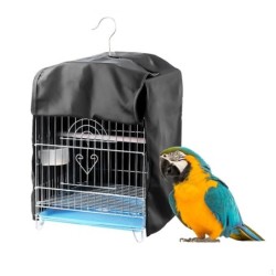Vogelkäfig Abdeckung Vogelkäfig Schatten Tuch Gute Nacht Schutz Staubdicht Blackout für 33x31x44cm