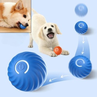 Intelligenter Hundespielzeugball, elektronisches interaktives Haustierspielzeug, beweglicher Ball, USB, automatischer bewegli
