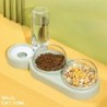 Schneckennapf-Futterspender 3-in-1-Trinknapf Umweltschutz Lebensmittelechtes Material Wasserfutternapf Luxus-Haustier-Dreinap