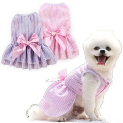 Hundekleider für kleine Hunde, Katzen, Welpenkleidung, Sommer-Prinzessinnen-Haustierkleider, Mädchen, Hündinnen, Tutu-Rock, B