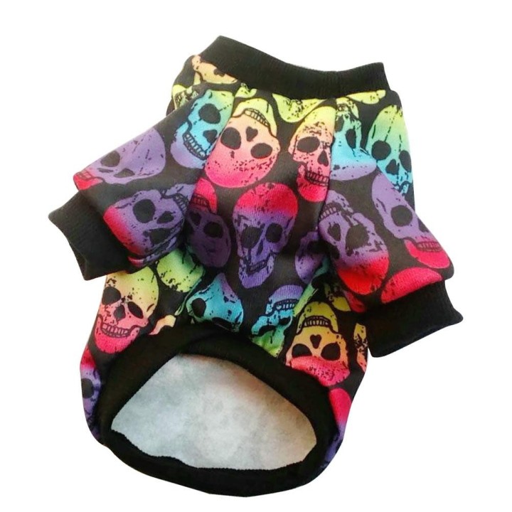 Halloween Haustier Sweatshirt Hund Pullover Mantel Tuch kreative Kostüm Party Kleidung Kleidung lustige Kleider S