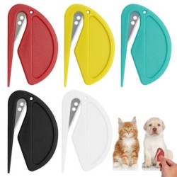 5-teiliger Knotenkamm, Fellpflegebürste für Hunde und Katzen, multifunktionales Werkzeug zum Entfernen von verfilztem Haar, v