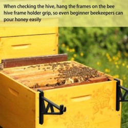6Pcs Beehive Rahmen Halter Bienenzucht Hive Stehen Beehive Inspektion Halterung Werkzeug Bienenzucht Rahmen Stehen Liefert sc