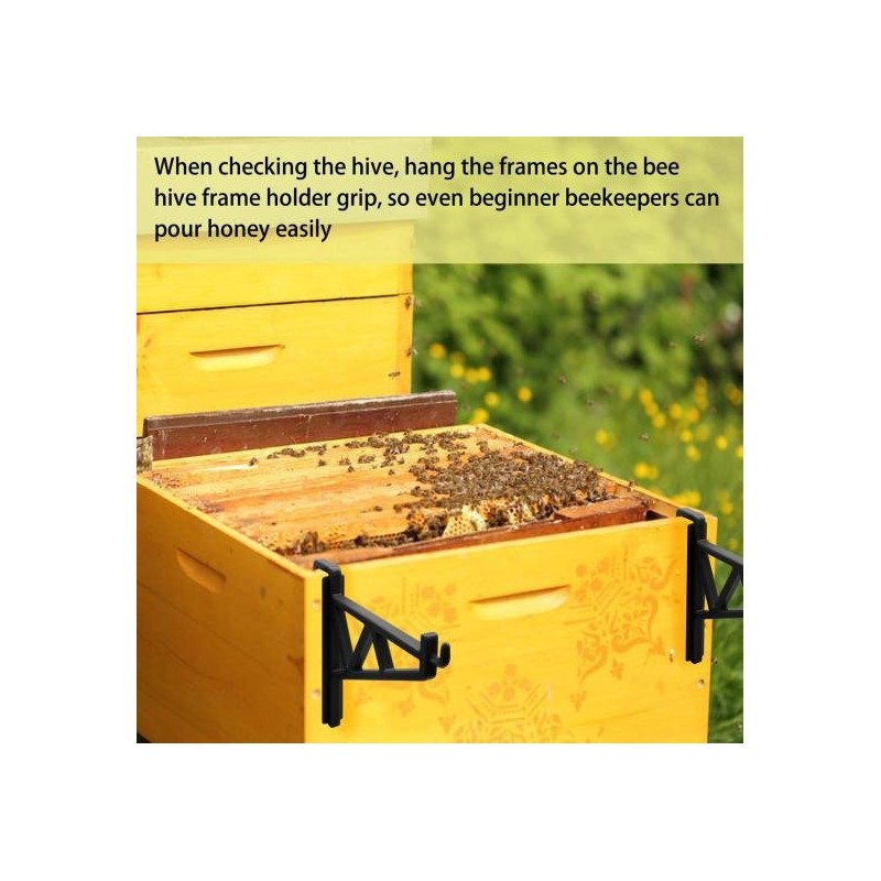 6Pcs Beehive Rahmen Halter Bienenzucht Hive Stehen Beehive Inspektion Halterung Werkzeug Bienenzucht Rahmen Stehen Liefert sc