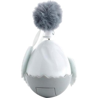 Elektrisches Tumbler-Spielzeug, interaktiver Federspielzeugball 13*6.5*6.5cm weiß