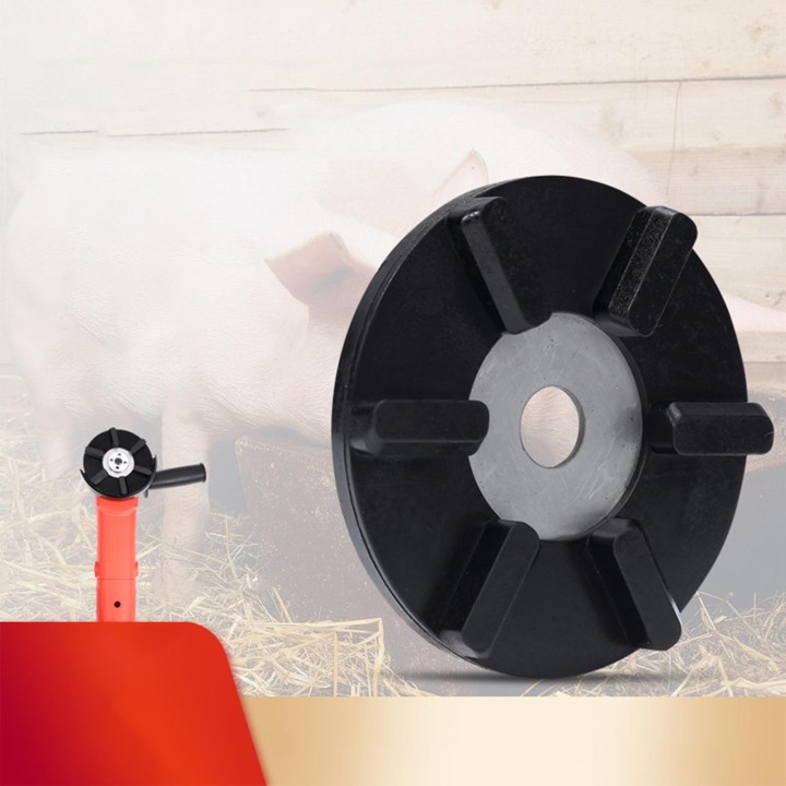 Schlachtabstreifscheibe Geflügel Dehag-Scheiben Edelstahl Schweinehaar Rasieren Schneiden B 6T Gring Scheiben