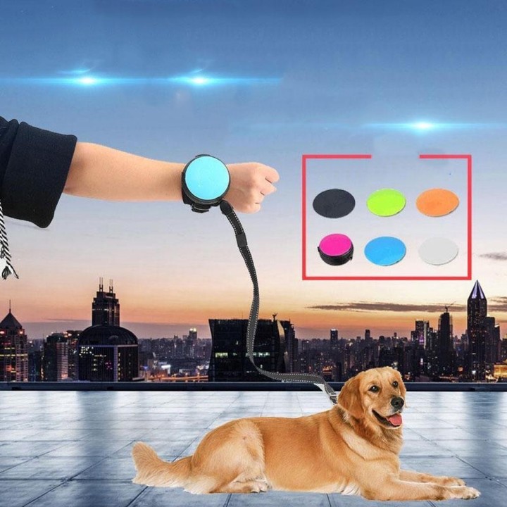 Automatische Teleskop-Haustierleine, Handgelenk-Freisprech-Automatik-Hundeleine aus Nylon, Haustierleine, Leine weiß