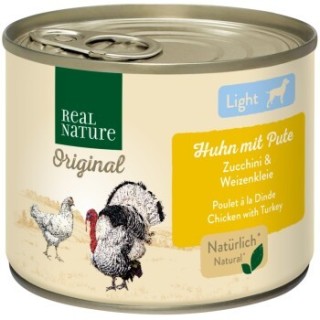 REAL NATURE Light Huhn und Pute 24x200 g