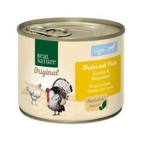 REAL NATURE Light Huhn und Pute 24x200 g