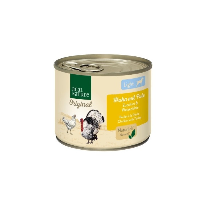 REAL NATURE Light Huhn und Pute 24x200 g