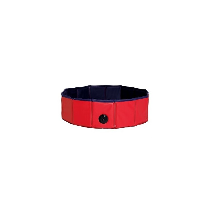 Lionto 80 cm Hundepool mit Ablassventil - faltbar