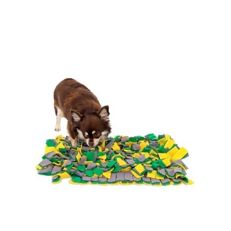 Lionto Schnüffelteppich für Hunde gelb/ grün