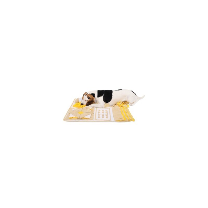 Lionto Schnüffelteppich für Hunde braun/ gelb