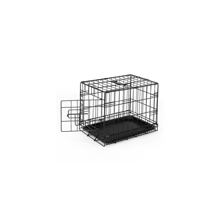 Lionto Hundetransportkäfig Tiertransportbox Hundebox Größe (S) 45x31x36 cm S