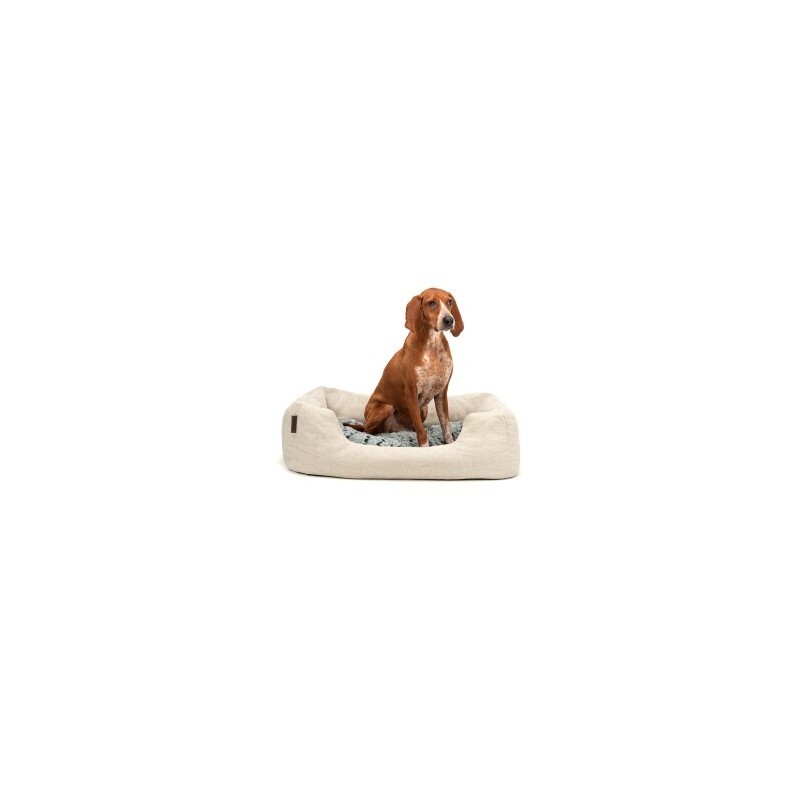Lionto Hundebett mit Wendekissen meliert M