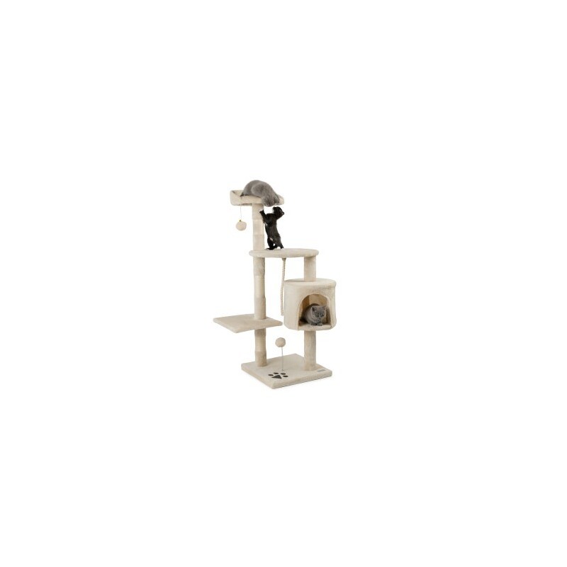 Lionto Kratzbaum Höhe 112 cm beige