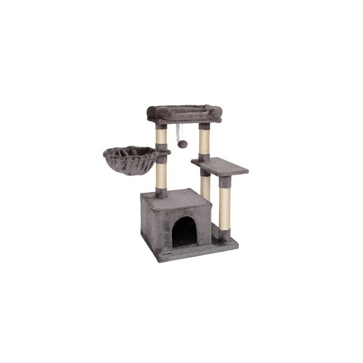 Lionto Kratzbaum Höhe 85 cm dunkelgrau