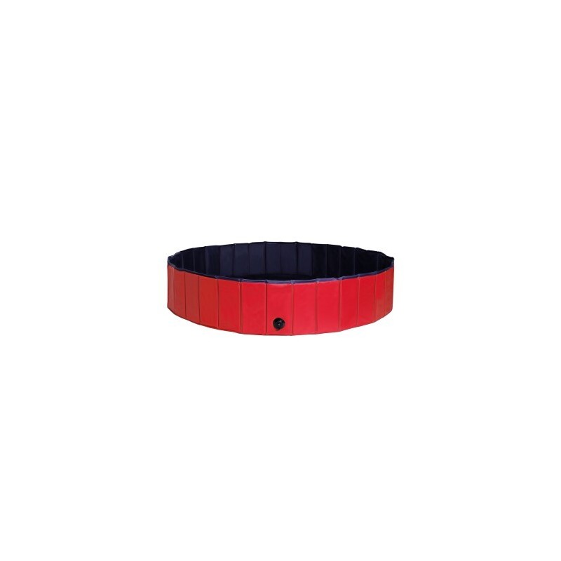 Lionto 160 cm Hundepool mit Ablassventil - faltbar