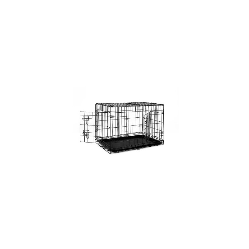Lionto Hundetransportkäfig Tiertransportbox Hundebox Größe (S) 45x31x36 cm L