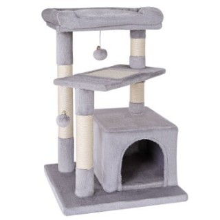 Lionto Kratzbaum, Höhe 75 cm hellgrau