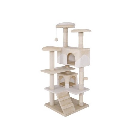 Lionto Kratzbaum, Höhe 130 cm weiß/ beige