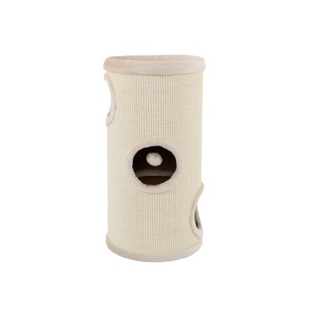 Lionto 70cm Kratztonne mit Sisal beige
