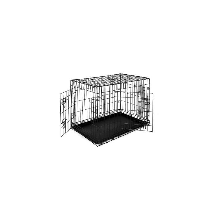 Lionto Hundetransportkäfig Tiertransportbox Hundebox Größe (S) 45x31x36 cm XL