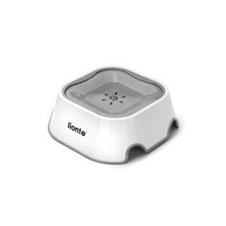 Lionto Wassernapf für Hunde & Katzen Anti Schlabber Napf auslaufsicher, 1 Liter